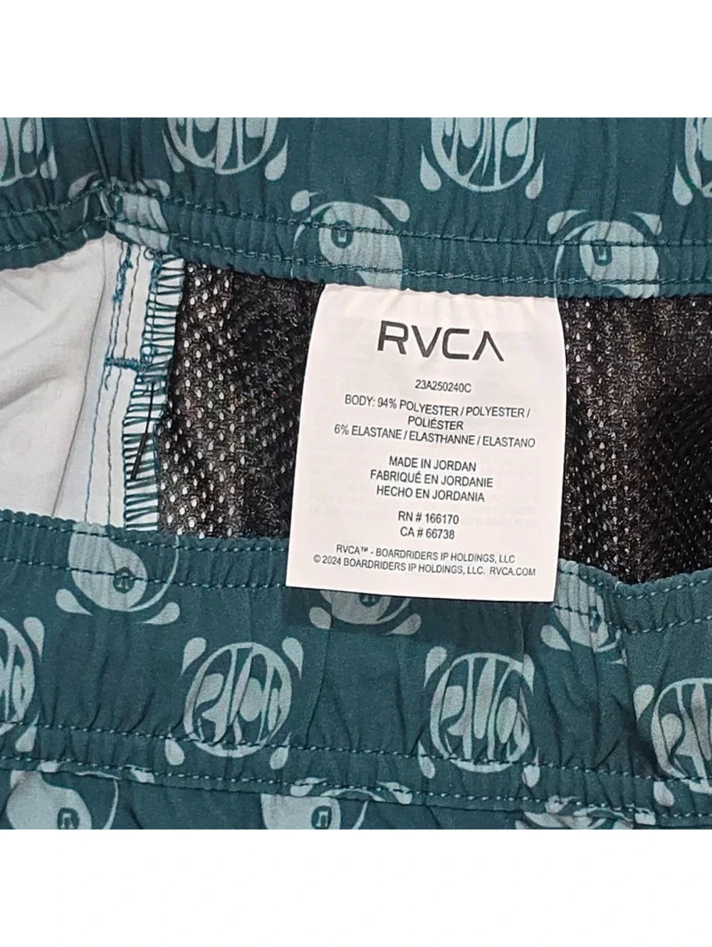 RVCA x ANP Travis Solid Trunk 17 Yin Yang Swim Shorts - Men's M